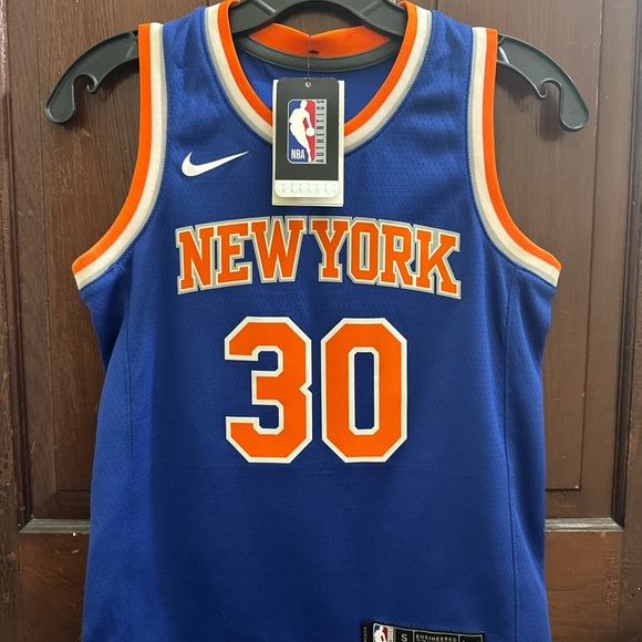 Nike New York Basketball Jersey - Blue and Orange